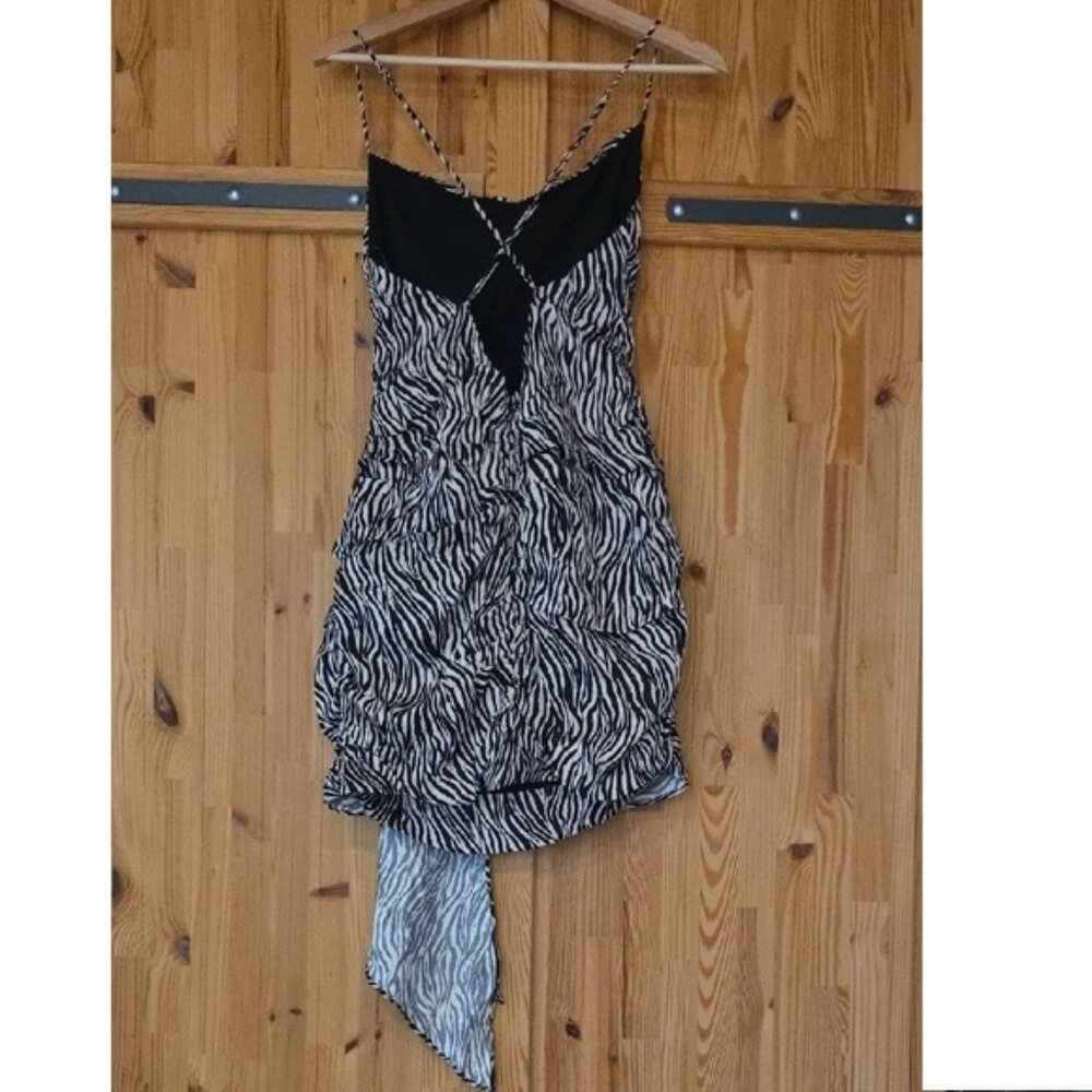 OFFERS WELCOME - NWT FOR LOVE AND LEMONS ALLIE ZEBRA PRINT MINI DRESS - Picture 7 of 9